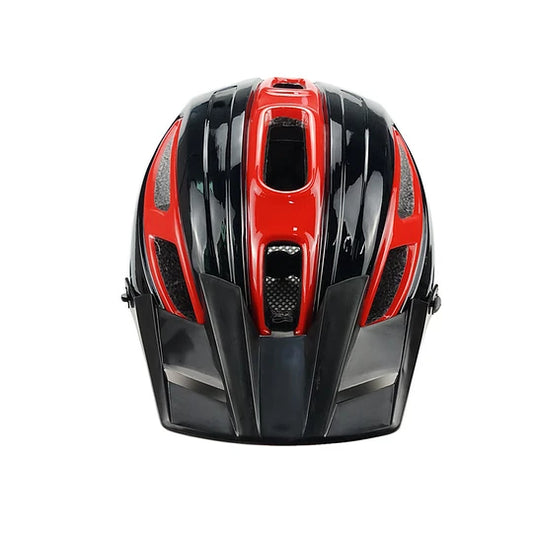 Casco bicolor amplia visera para protección del sol