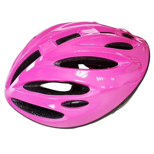 Casco aerodinámico liviano rosado